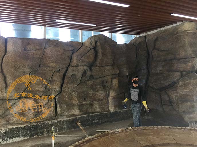 北京淡水河谷新作品，天津塑石假山項(xiàng)目
