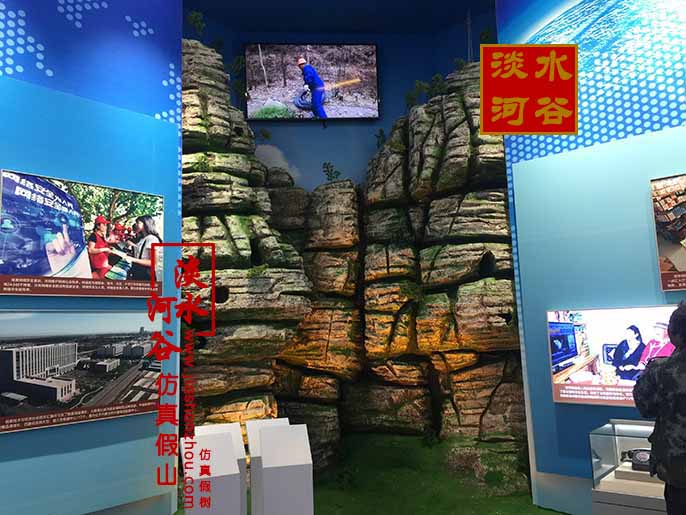 水泥假山制作進(jìn)了中國(guó)國(guó)家博物館－北京淡水河谷