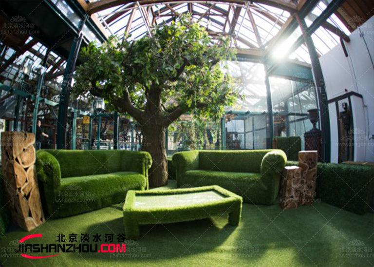 仿真樹為國貿(mào)格蘭維大酒店設(shè)計施工效果圖