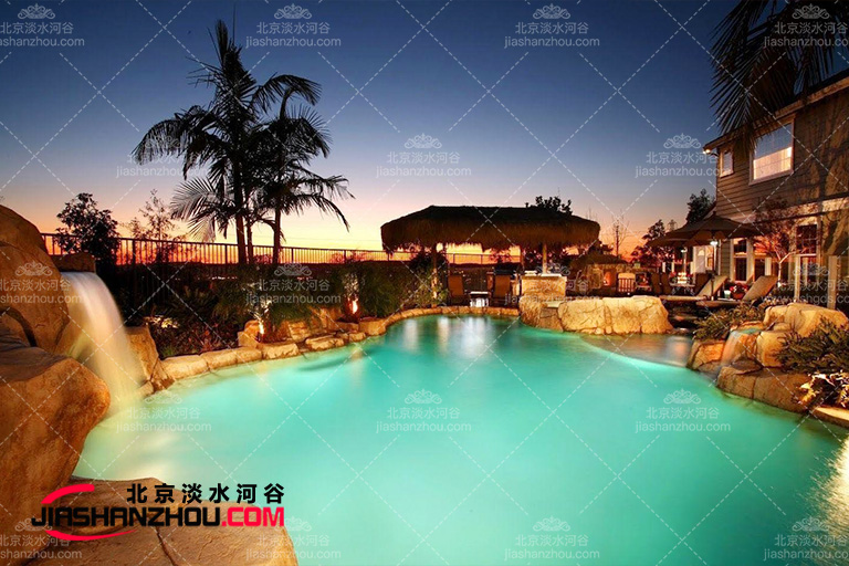 水泥直塑tcp假山在美國(guó)制作的工程案例