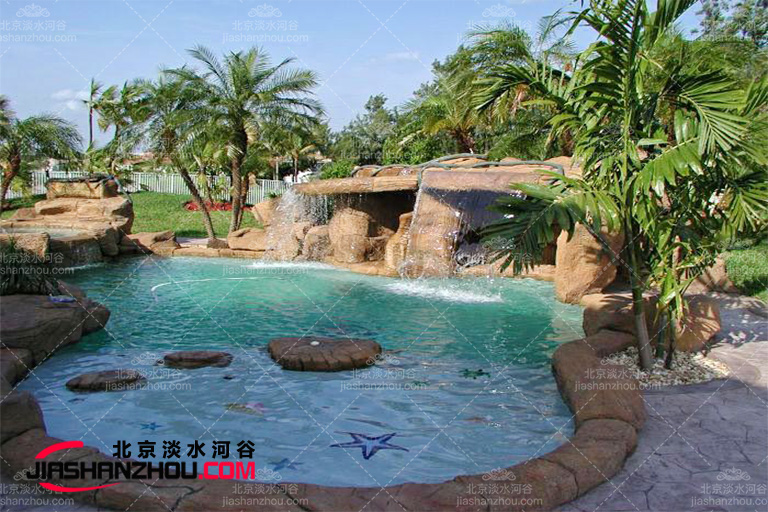 利用借景手法的TCP塑石假山景觀在廈門海悅山莊酒店完美呈現(xiàn)