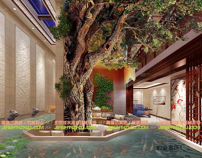 假樹制作在國內(nèi)外都有案例的公司效果是好的