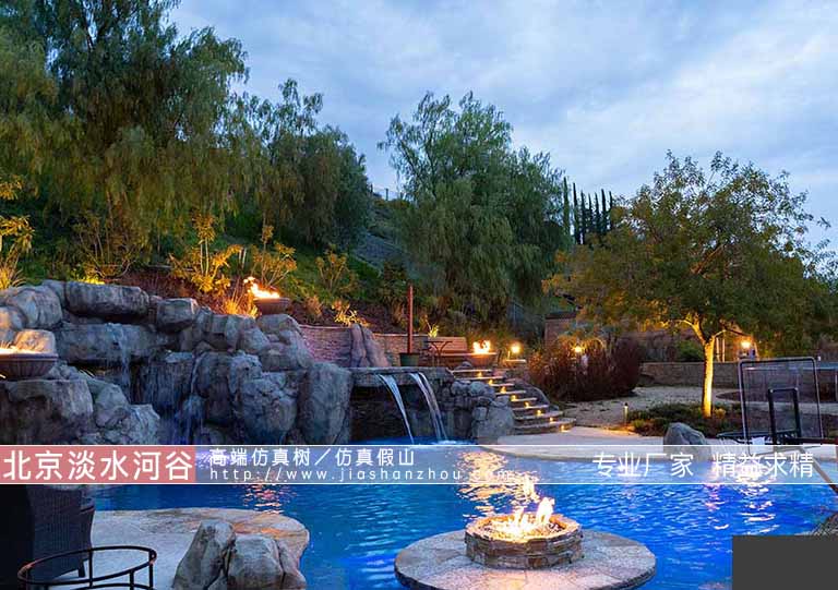 超漂亮的假山魚池制作步驟及設計施工工期