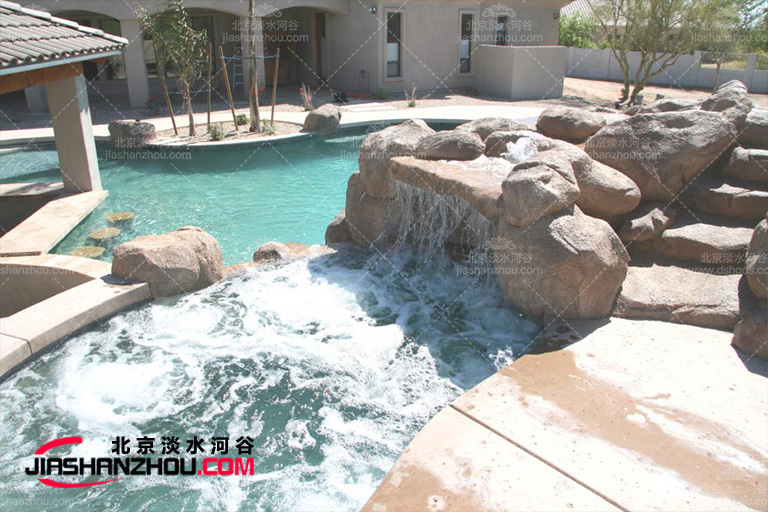 杭州西溪度假酒店塑石假山設(shè)計(jì)制作案例圖賞析