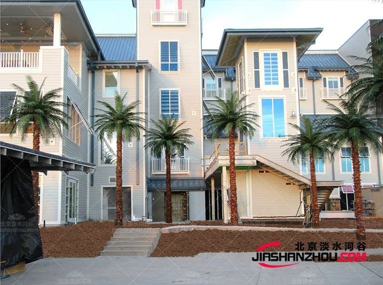 仿真樹(shù)給外灘悅榕莊酒店帶來(lái)熱帶美感效果清新舒適