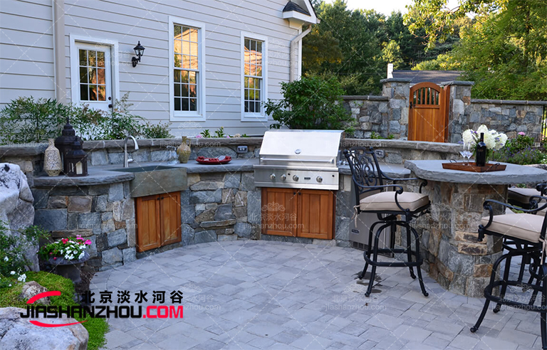 戶外塑石假山廚房設(shè)計案例施工團隊