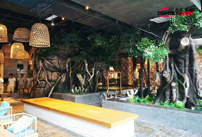 仿真樹(shù)綠化是安徽水韻櫻花生態(tài)園不可或缺的一項(xiàng)