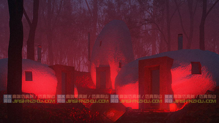 卵石型的房間是山區(qū)自然山洞民宿的好選擇