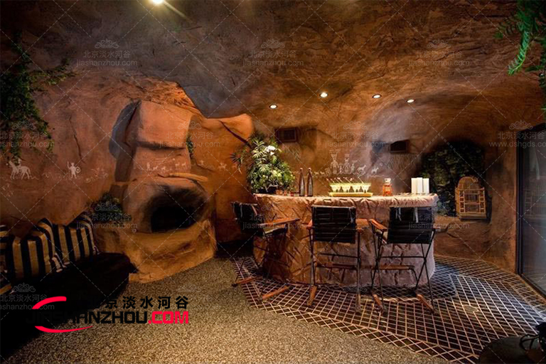 洞穴窯洞酒店線條優(yōu)美簡潔干凈深受客戶認可