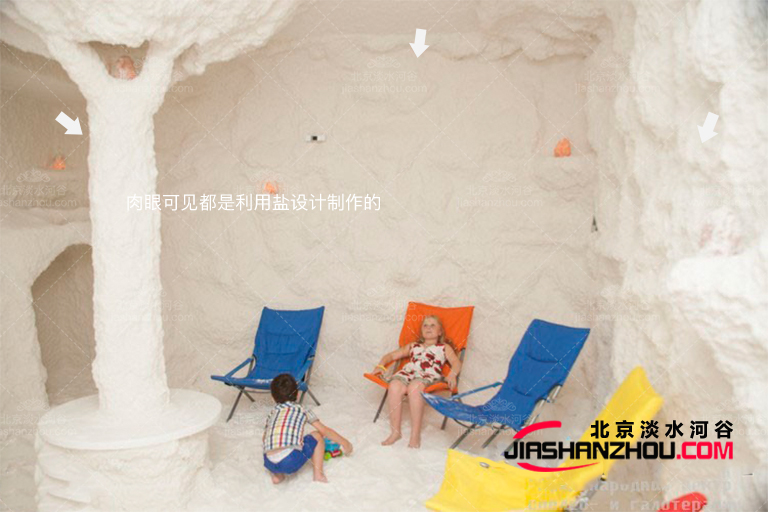 藍海國際大酒店家全部用鹽建造房間的酒店