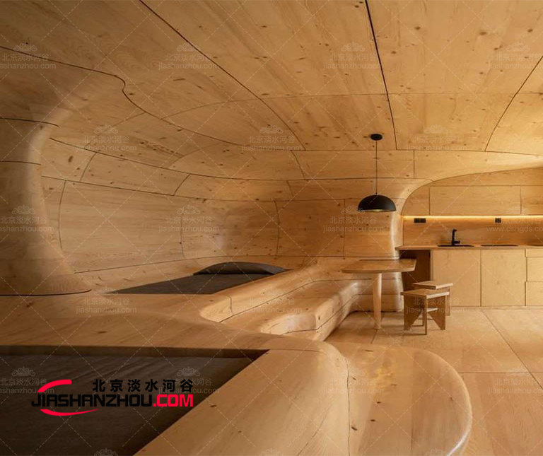 吉林松原木質(zhì)仿洞穴酒店設(shè)計案例圖展示