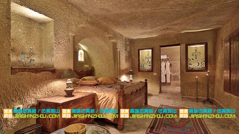 成都資陽人造巖洞旅館設(shè)計理念將使入住的每位旅客都開心