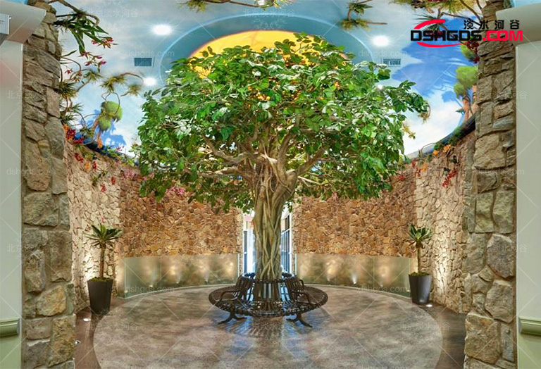 仿真樹(shù)是祖母贈(zèng)送給外孫的佳禮物