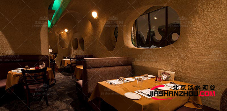 山東臨沂私人會(huì)所高品質(zhì)天然巖洞餐廳