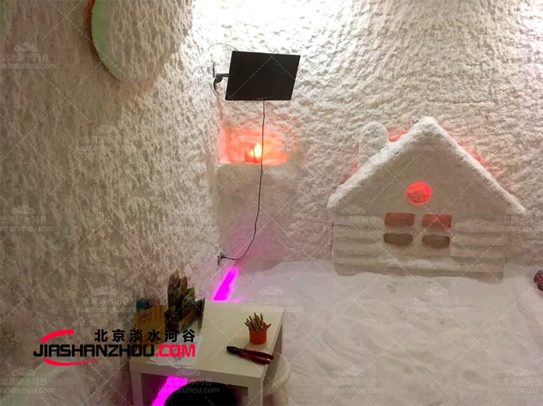 玩鹽可以提升免疫力仿洞穴兒童鹽療房專為孩子的貼心設(shè)計(jì)