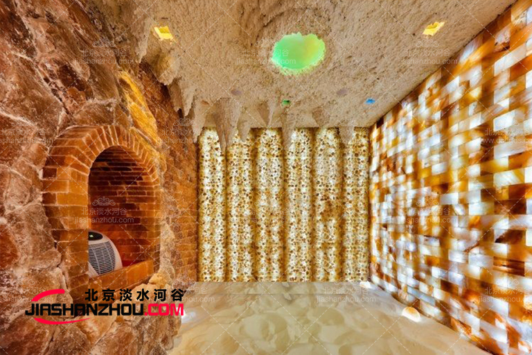 常德室內(nèi)沙療鹽療房鹽墻鹽磚巧妙設(shè)計(jì)案例