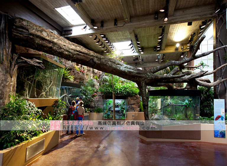 2021年假期的時候用仿真樹裝飾房屋