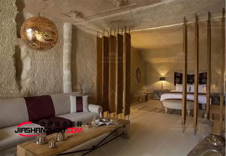 打造與自然環(huán)境和諧美麗的山洞旅行酒店藝術(shù)綜合體