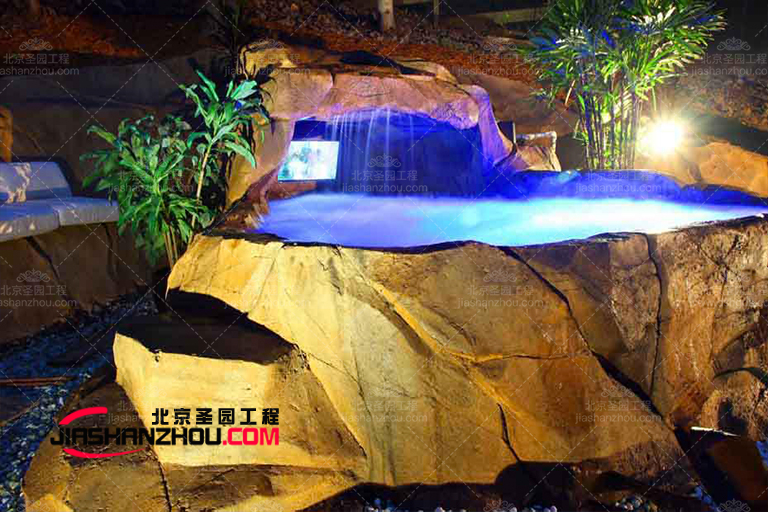 天津RGC塑石假山瀑布水景 全國千款假山水景案例 價(jià)格透明