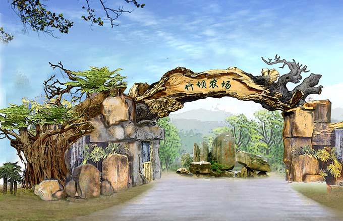 仿真樹大門對于景區(qū)有哪些作用，有什么優(yōu)勢呢？