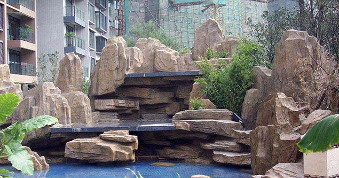 園林景觀中的水泥假山寓意什么您知道嗎？