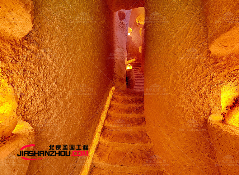 四川仿真鹽洞酒店為養(yǎng)生者的休息空間帶來(lái)歡快明亮的特色