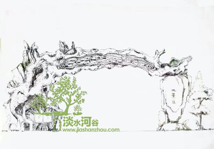 仿真樹(shù)大門(mén)