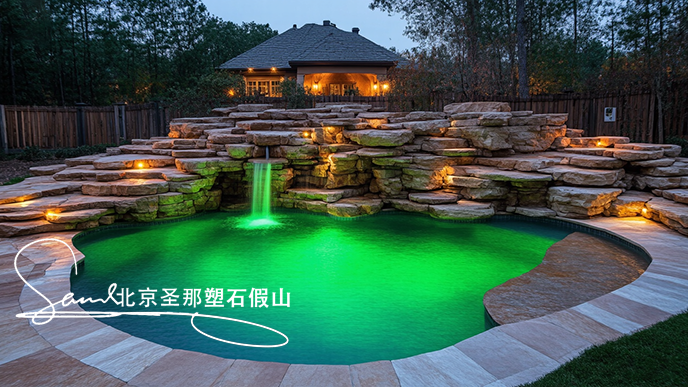 16x9_這是一座戶外景觀泳池_整體設(shè)計極具特色_泳池以較厚的千層石假山石 (2).png