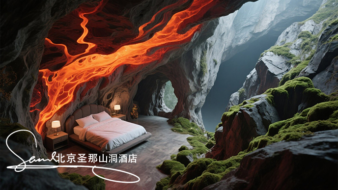 jimeng-2025-06-19-1414-這是一間極具特色的臥室，融合了自然與奇幻元素。采用了一種類似洞穴風(fēng)格與自然景觀結(jié)....jpeg