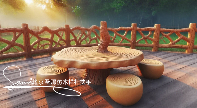 jimeng-2025-06-25-8483-正在施工制作的旅游區(qū)樓梯室外安全圍欄設(shè)計(jì)制作過程，美工正在施工制作，先用鋼筋焊接....jpeg