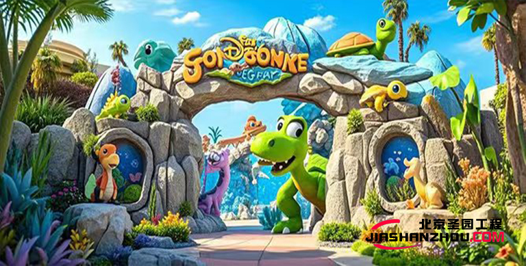 塑石假山大門(mén)