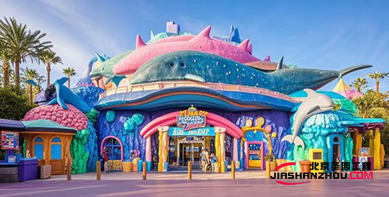 塑石假山大門(mén)